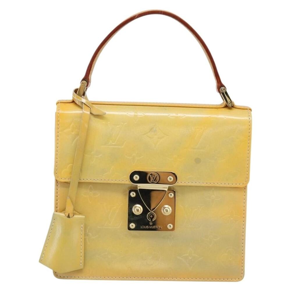 Louis Vuitton Monogram Vernis Spring Street Handbag Gray